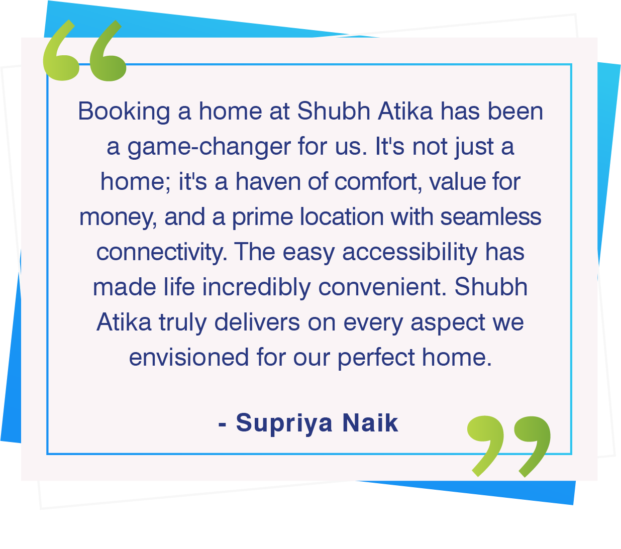 5. Customer Testimony Supriya Naik