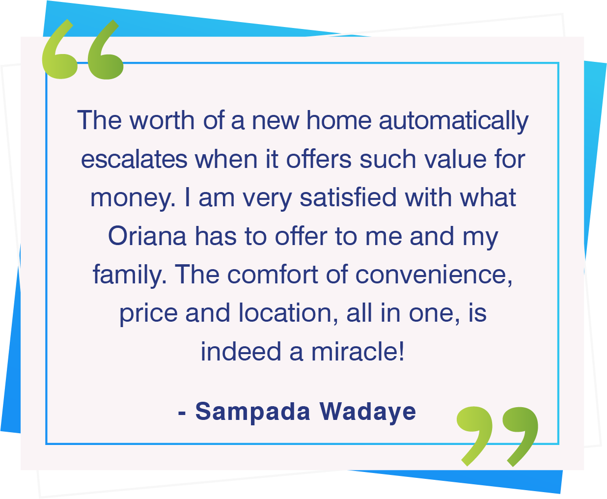 7. Customer Testimony Sampada Wadaye