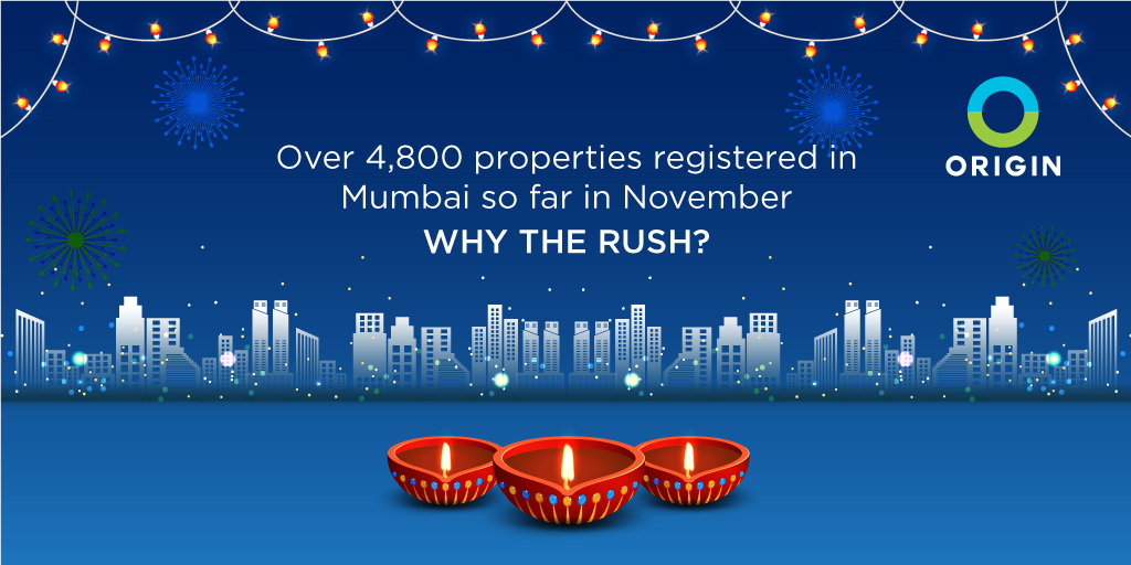 The Mumbai real estate market has on average reported about 10,000 property registrations a month this year.