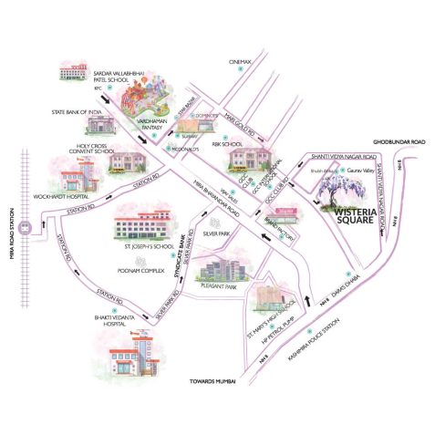 new map wisteria square